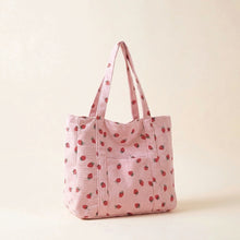 Sevoza Velour Motif Corduroy Carryall Tote thumbnail 3