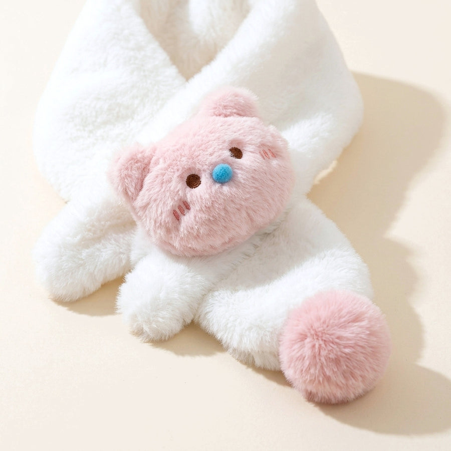 Sevoza Aurelia Plush Faux-Fur Crossover Scarf