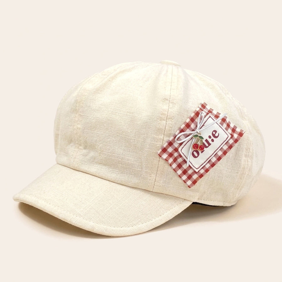 Vela チェリーパッチ ベレー帽