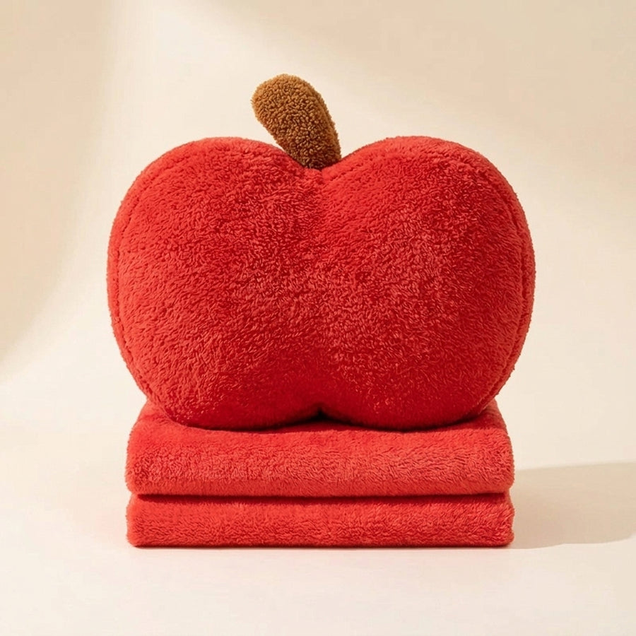 Sevoza Pomme Convertible Plush Cushion & Luxury Travel Blanket Set
