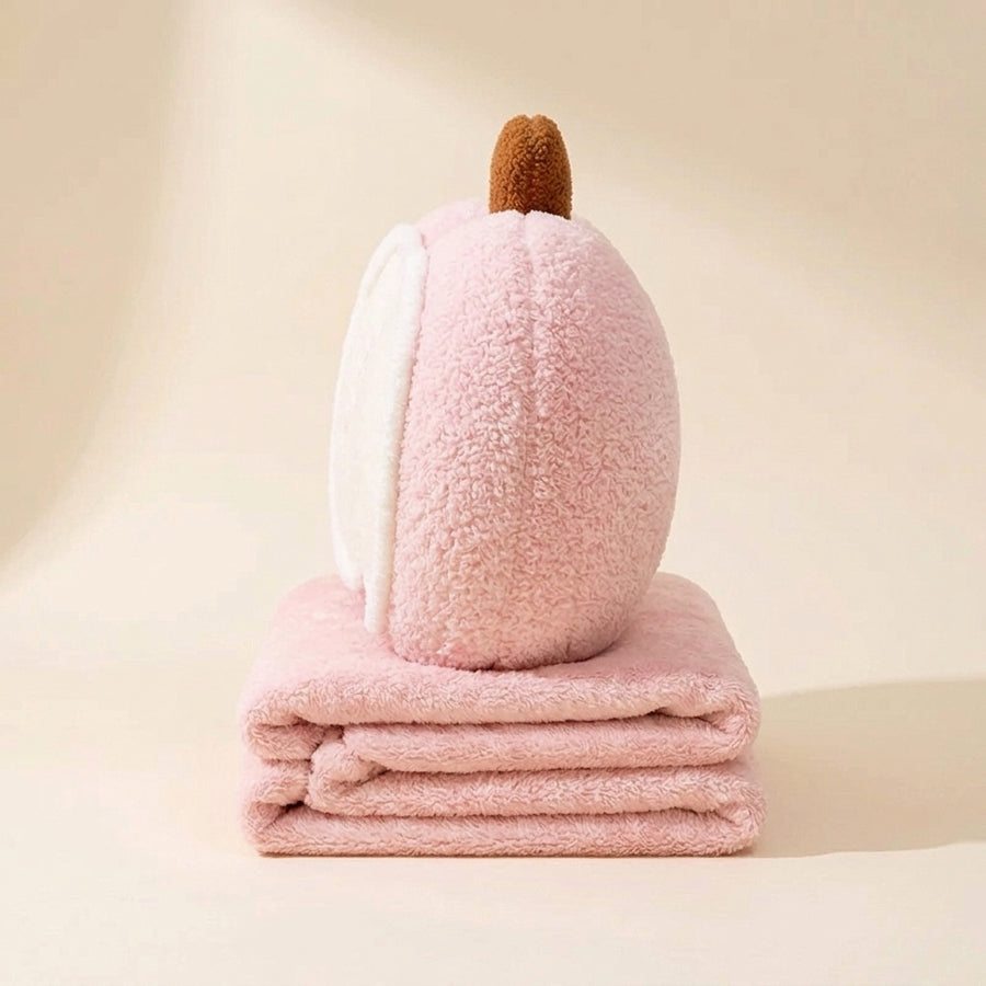 Sevoza Pomme Convertible Plush Cushion & Luxury Travel Blanket Set