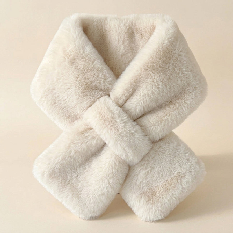 Sevoza Atelier Plush Lamb Cross-Over Scarf