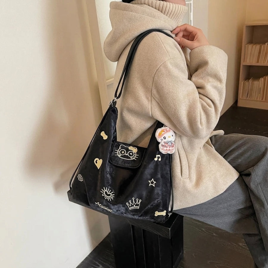 Sevoza Celestia Vintage Structured Vegan Leather Crossbody