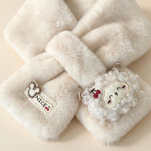Sevoza Atelier Plush Lamb Cross-Over Scarf thumbnail 5