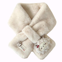 Sevoza Atelier Plush Lamb Cross-Over Scarf thumbnail 1