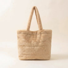 Asverra Capybara Plush & Vegan Leather Accent Tote thumbnail 4